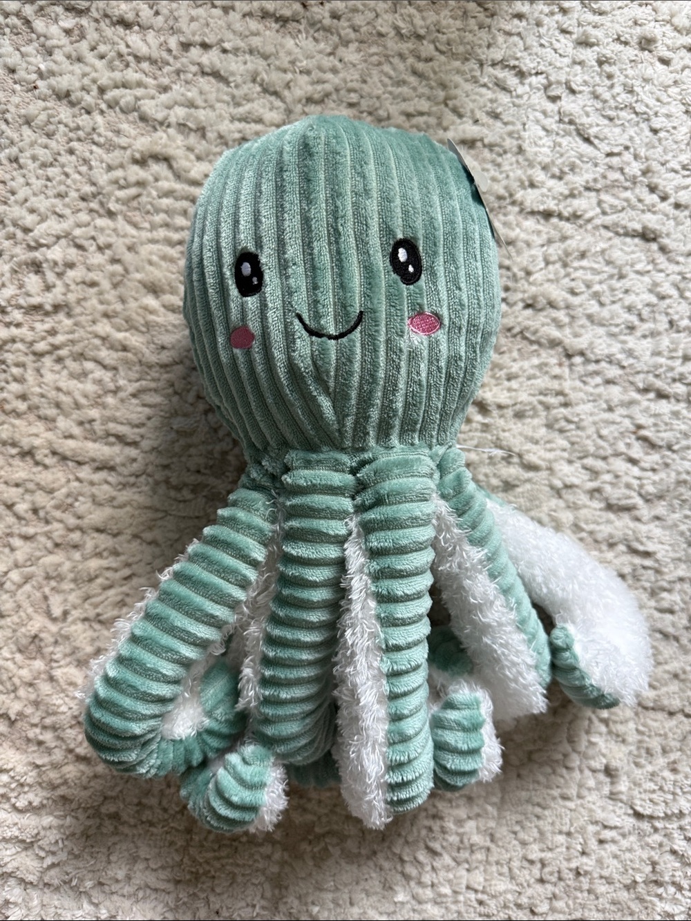 Plush Octopus Stuffed Animal - Mint Green